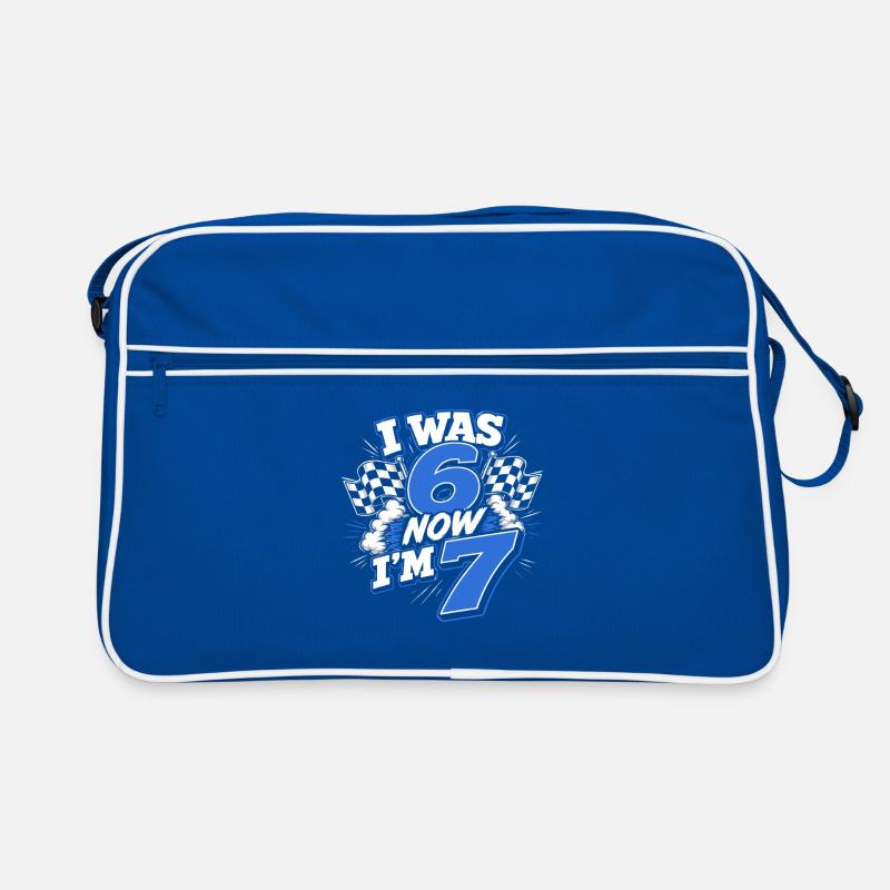 Von 6 zu 7 Comic Geburtstag Retro Tasche