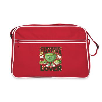 Matcha certifié Matcha Bien-être Pur Zen Matcha - Sac Retro - rouge/blanc - Devant