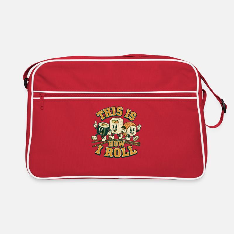 Comment lancer des rouleaux de sashimi japonais Sac Retro