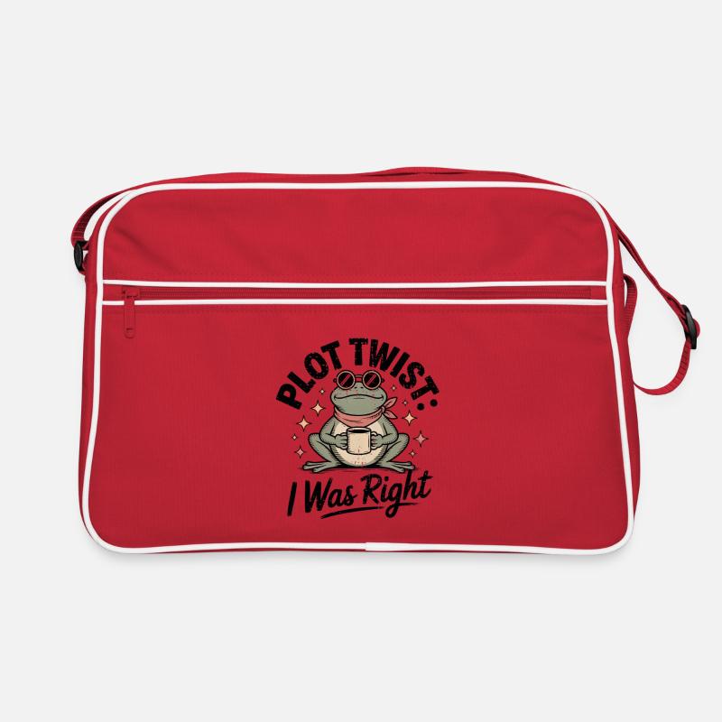 Plot Twist Frog : J’avais raison Sac Retro