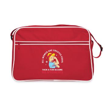GIS Cartography Cartography Geography - Retro Bag - red/white - Front