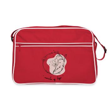 Cycles de vie - Sac Retro - rouge/blanc - Devant