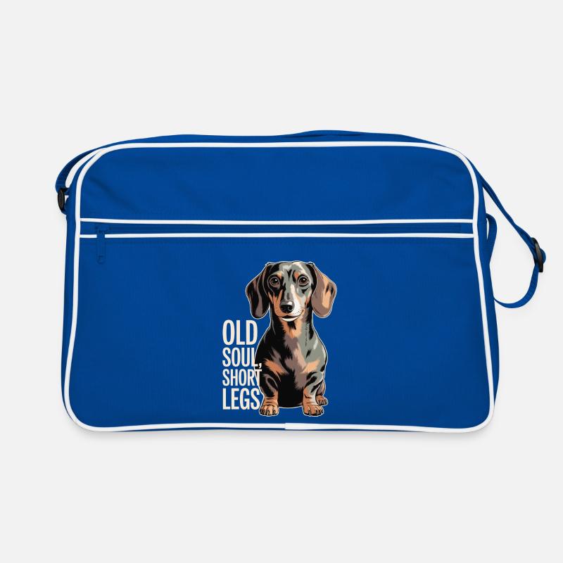 Old Soul Dackel Retro Tasche
