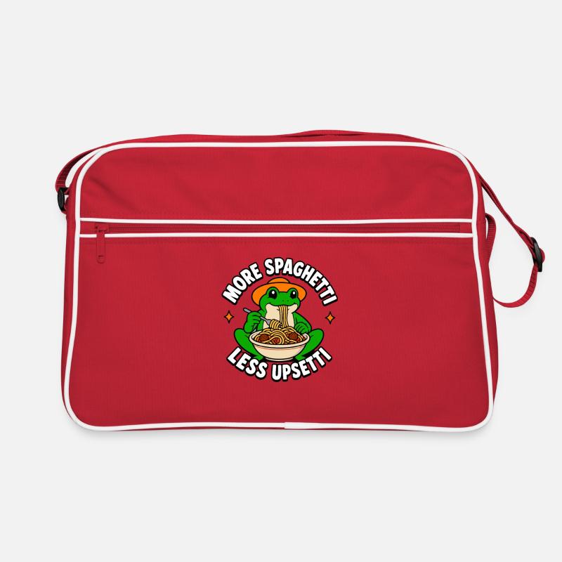 More spaghetti, less trouble – frog-child splits Retro Bag