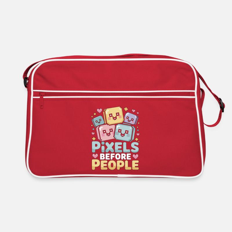 Graphic Designer Pixels Before Branding Designer Retro Tasche