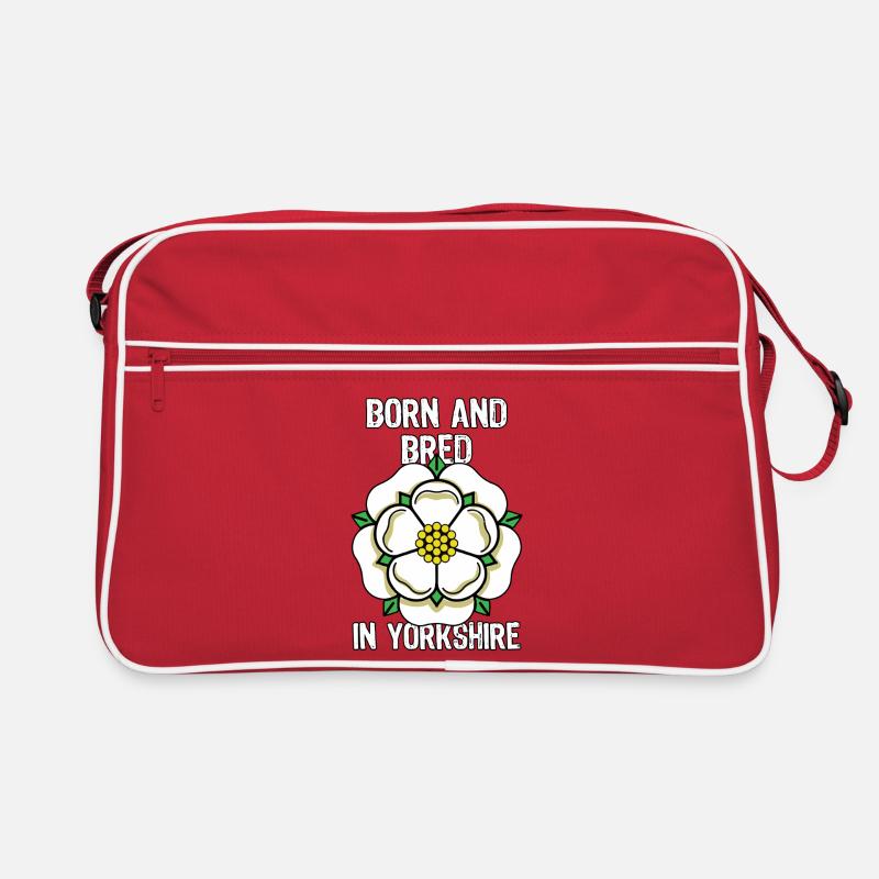 Dans le comté du Yorkshire, fière fleur du drapeau du Yorkshire Sac Retro