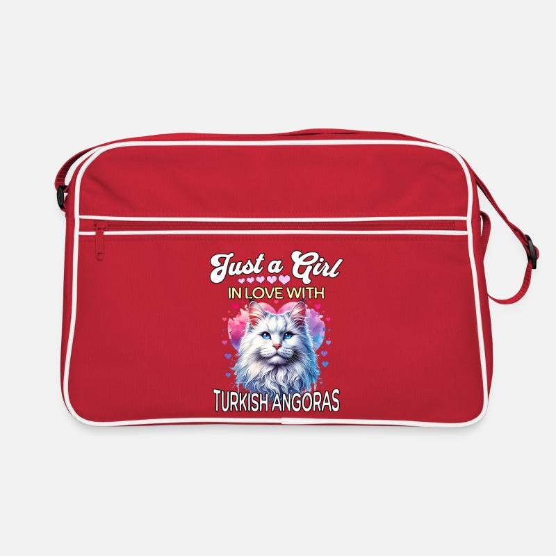 Fille-chat angora turque Sac Retro