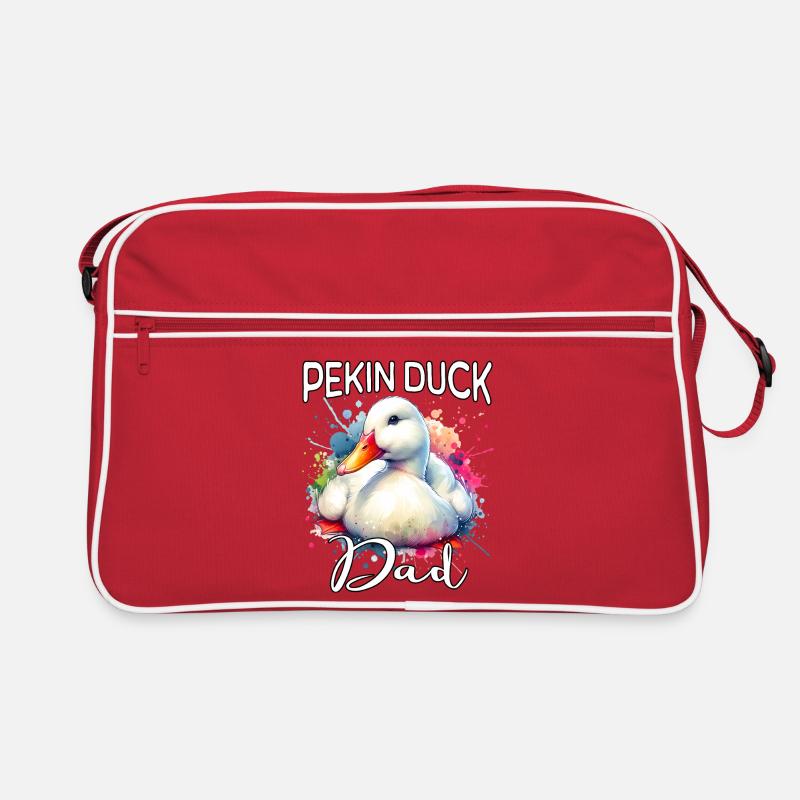 Papa canard laqué Sac Retro