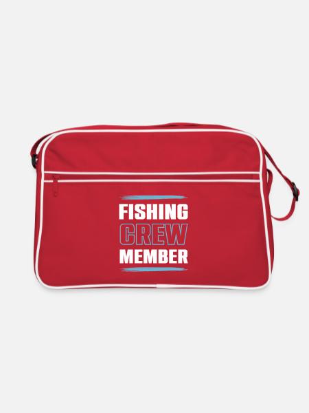 Fitness Crew - Retro Tasche - Rot/Weiß