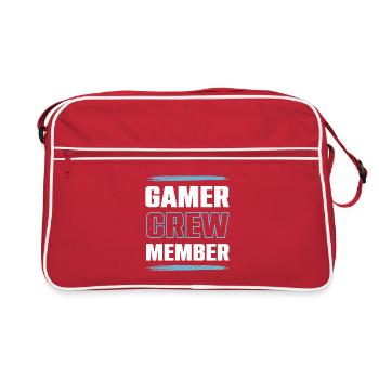 Équipe de joueurs - Sac Retro - rouge/blanc - Devant