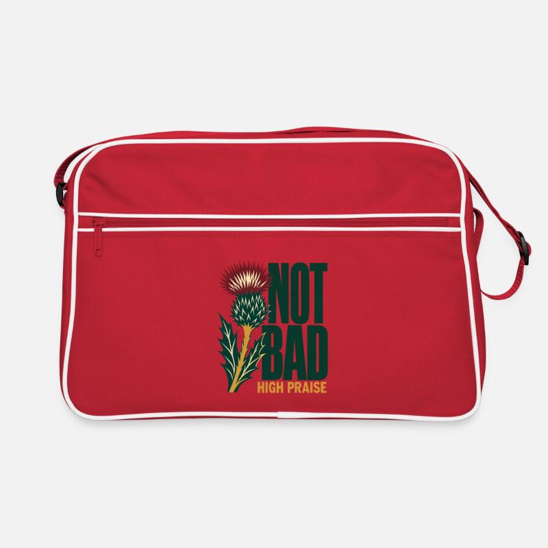 Humour sec écossais Pas mal Haut Compliment Chardon Sac Retro