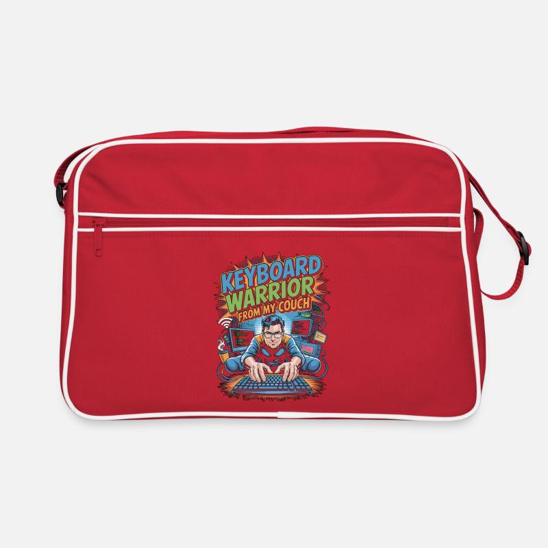 Remote Developer Keyboard Warrior Remote Coder Retro Tasche