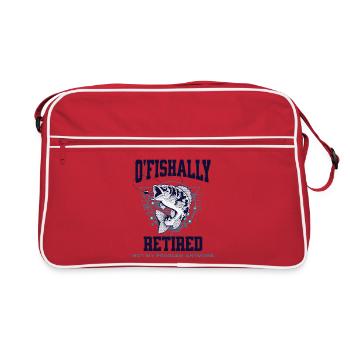 Ofishally Retired Fishing - Retro Bag - red/white - Front