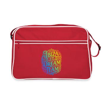 Ibiza Dream Team Colorée - Sac Retro - rouge/blanc - Devant