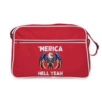 American Eagle Patriotism - Retro Bag - red/white - Front