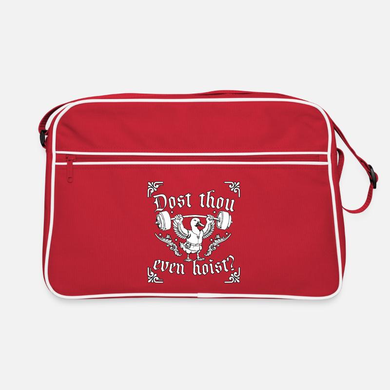 Dost Thou Even Hoist Medieval Knight Goose Retro Bag