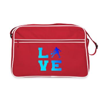 Fans de la communauté Pickleball avec la communauté Pickleball - Sac Retro - rouge/blanc - Devant