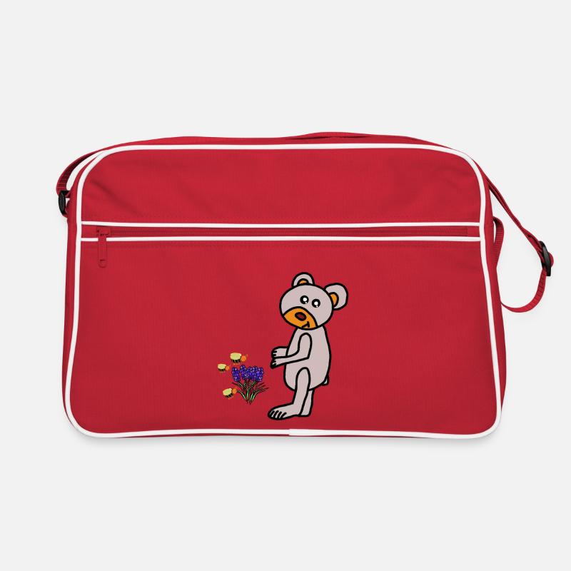 Bear Teddy Teddy Bear Lavender Retro Bag
