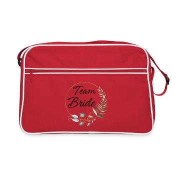 Team Bride Matching - Retro Bag - red/white - Front