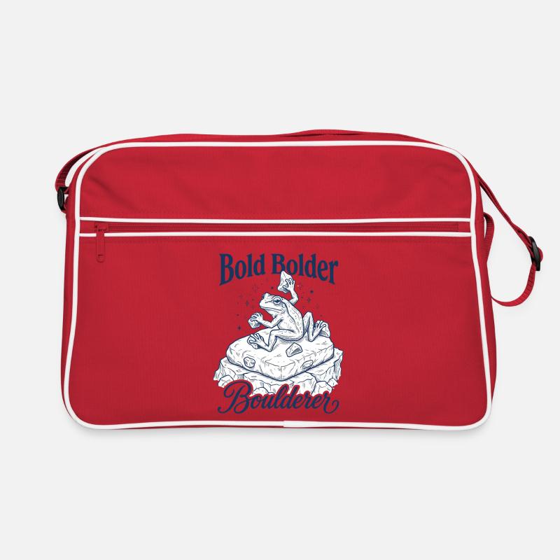 Bouldering Bold Bolder Boulderer Sac Retro