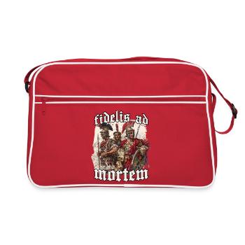 Elite Prätorianer Soldaten Römische Elite Kohorte  - Retro Tasche - Rot/Weiß - Vorne
