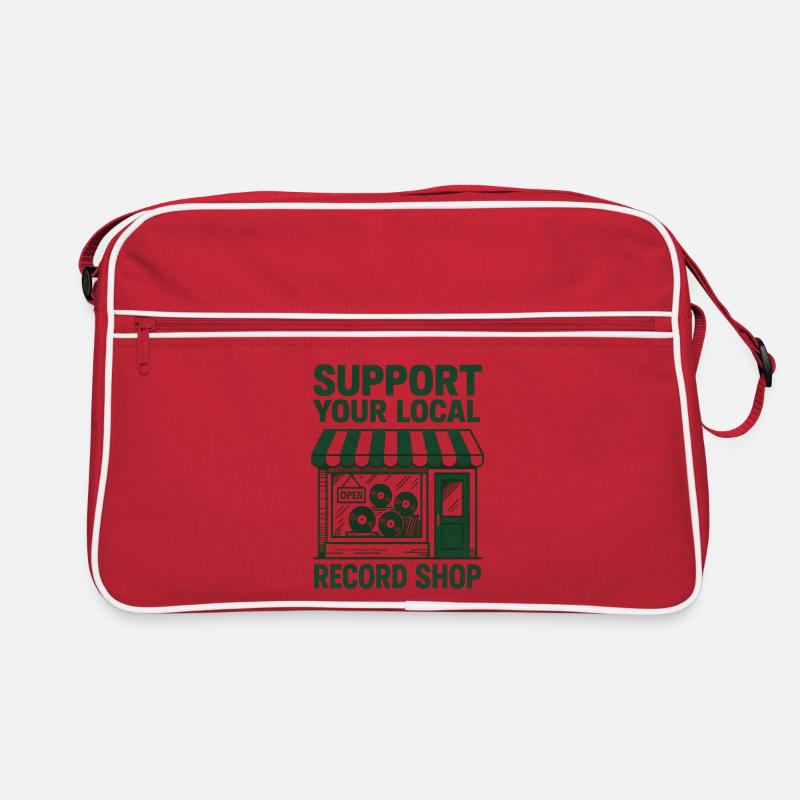 Support Your Record Store | Vinyl Retro Bag