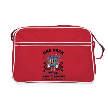 One Pack Leads To Another More Packs More Fun - Retro Bag - red/white - Front