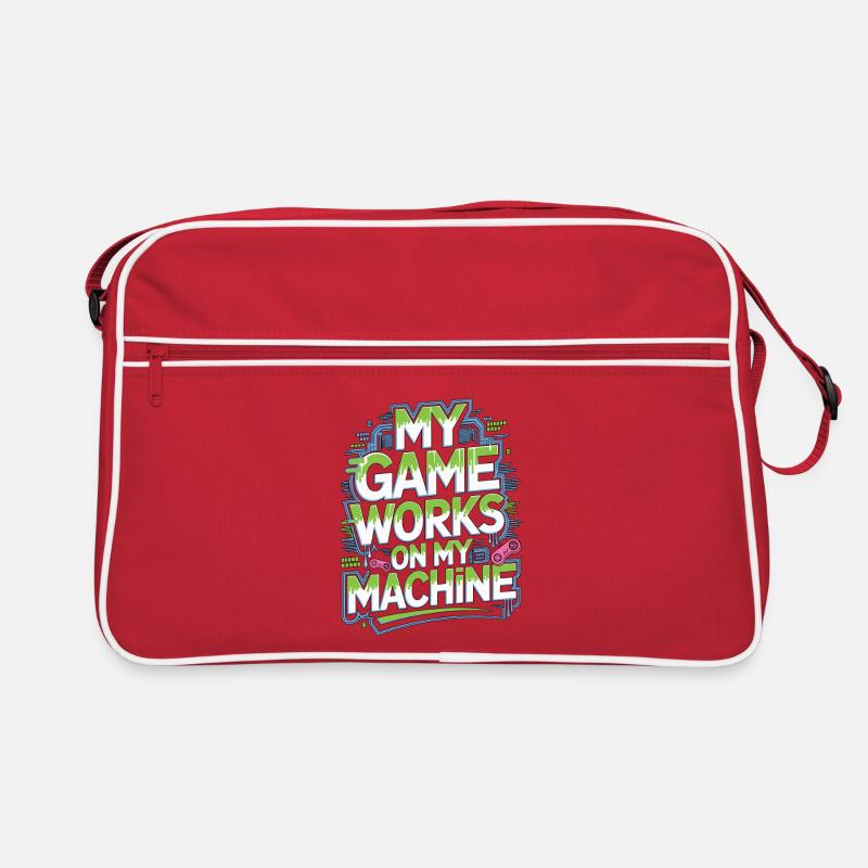 Game Developer My Game Works On Game Programmer Retro Bag
