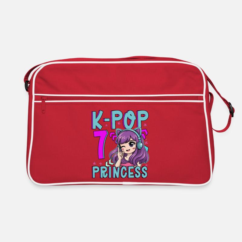Princesse K-Pop Anniversaire de 7 ans Sac Retro