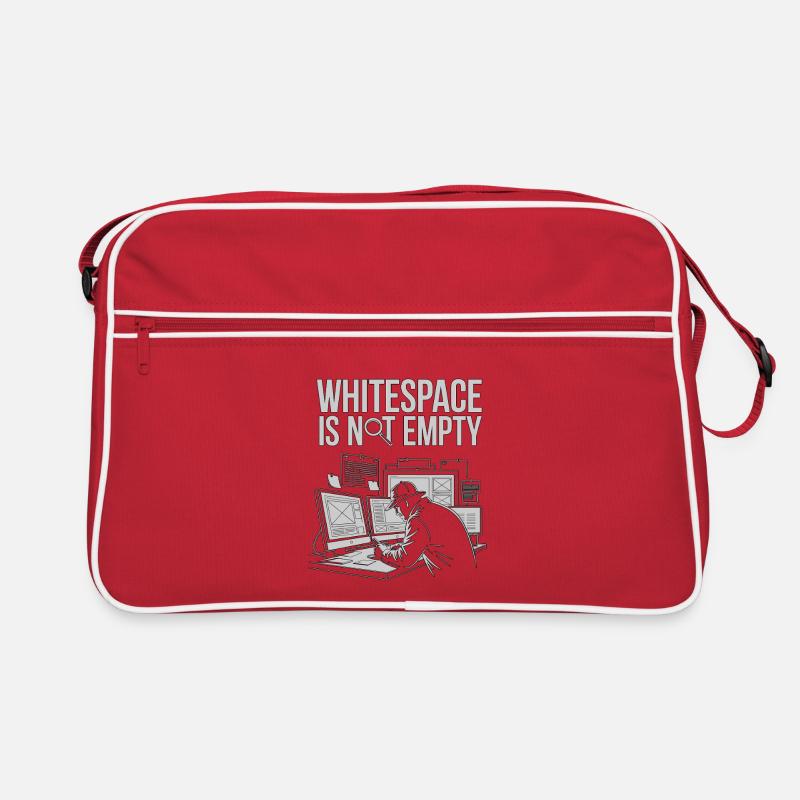 UX/UI Designer Whitespace Is Not Empty Web Design Retro Tasche