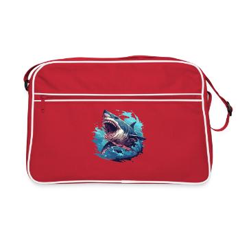 Megalodons Megalodon - Retro Bag - red/white - Front