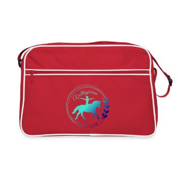 Terrains de voûte – Cadeau pour les Vaulters - Sac Retro - rouge/blanc - Devant