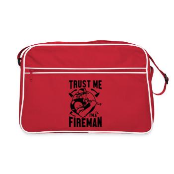 Fire brigade - Retro Bag - red/white - Front