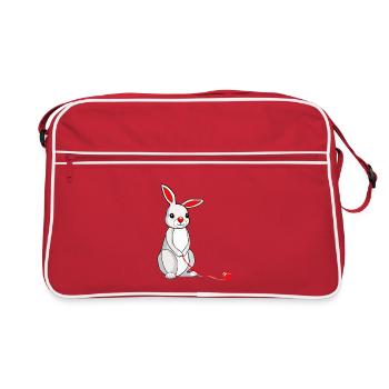 Rabbit - Sac Retro - rouge/blanc - Devant