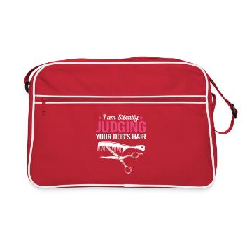 Dog groomer - Retro Bag - red/white - Front