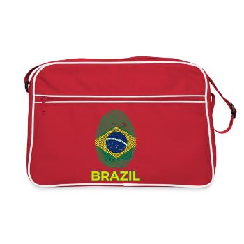 Brésil - Sac Retro - rouge/blanc - Devant