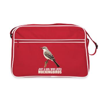 Oiseaux moqueurs Oiseaux moqueurs - Sac Retro - rouge/blanc - Devant