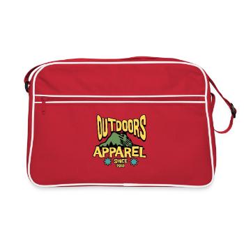Outdoors Apparel Mountain Logo 2019 - Retro Bag - red/white - Front