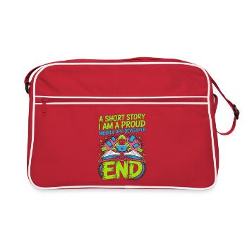 Mobile App Developer A Short Story Mobile Coding - Retro Bag - red/white - Front