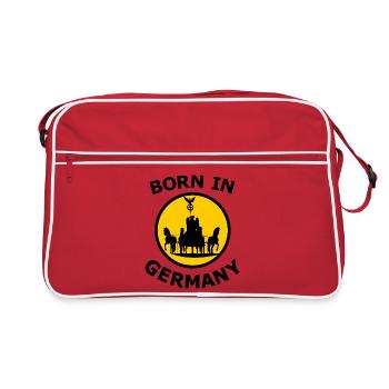 Sonnenwagen Silhouette Germany - Retro Bag - red/white - Front