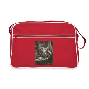Cat - Retro Bag - red/white - Front
