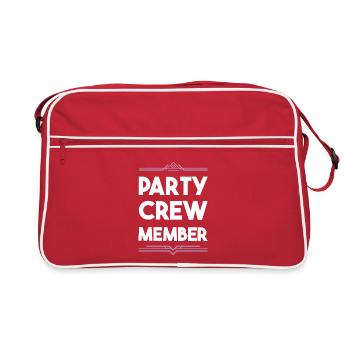 Party Crew - Retro Bag - red/white - Front