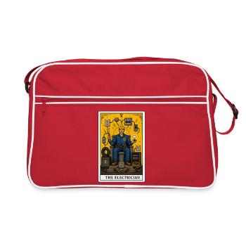 Electrician | Current Profession Tarot - Retro Bag - red/white - Front