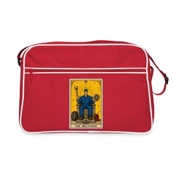 Mechanic | Workshop Profession Tarot - Retro Bag - red/white - Front