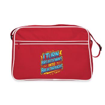 Industrial Electrician I Turn Breakdowns Repair - Retro Bag - red/white - Front
