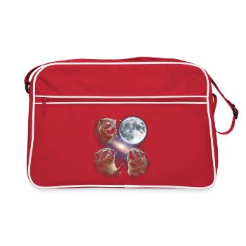 Trois roches hyrax - Sac Retro - rouge/blanc - Devant