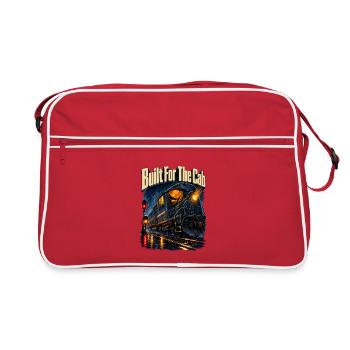 Filmischer Nachtlauf-Ingenieurstolz gebaut für die - Retro Tasche - Rot/Weiß - Vorne