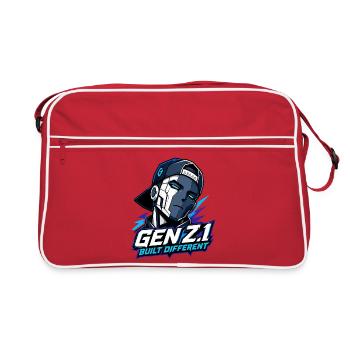 GenZ.1 construit différemment - Sac Retro - rouge/blanc - Devant