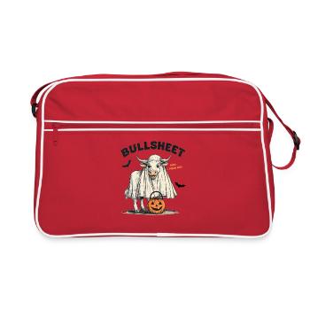 Halloween Cow Costume Pet Holder Halloween Party - Retro Bag - red/white - Front