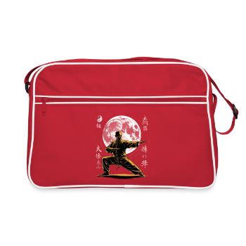 Tai Chi Zen Meditation – Chi Qigong Training - Retro Bag - red/white - Front